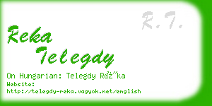 reka telegdy business card